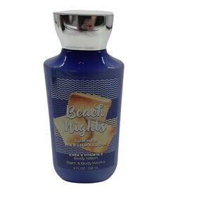 Bath & Body Works Beach Nights Body Lotion Summer Marshmallow Vanilla Shea New
